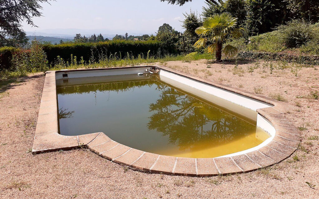 rénovation piscine Carré Bleu - avant