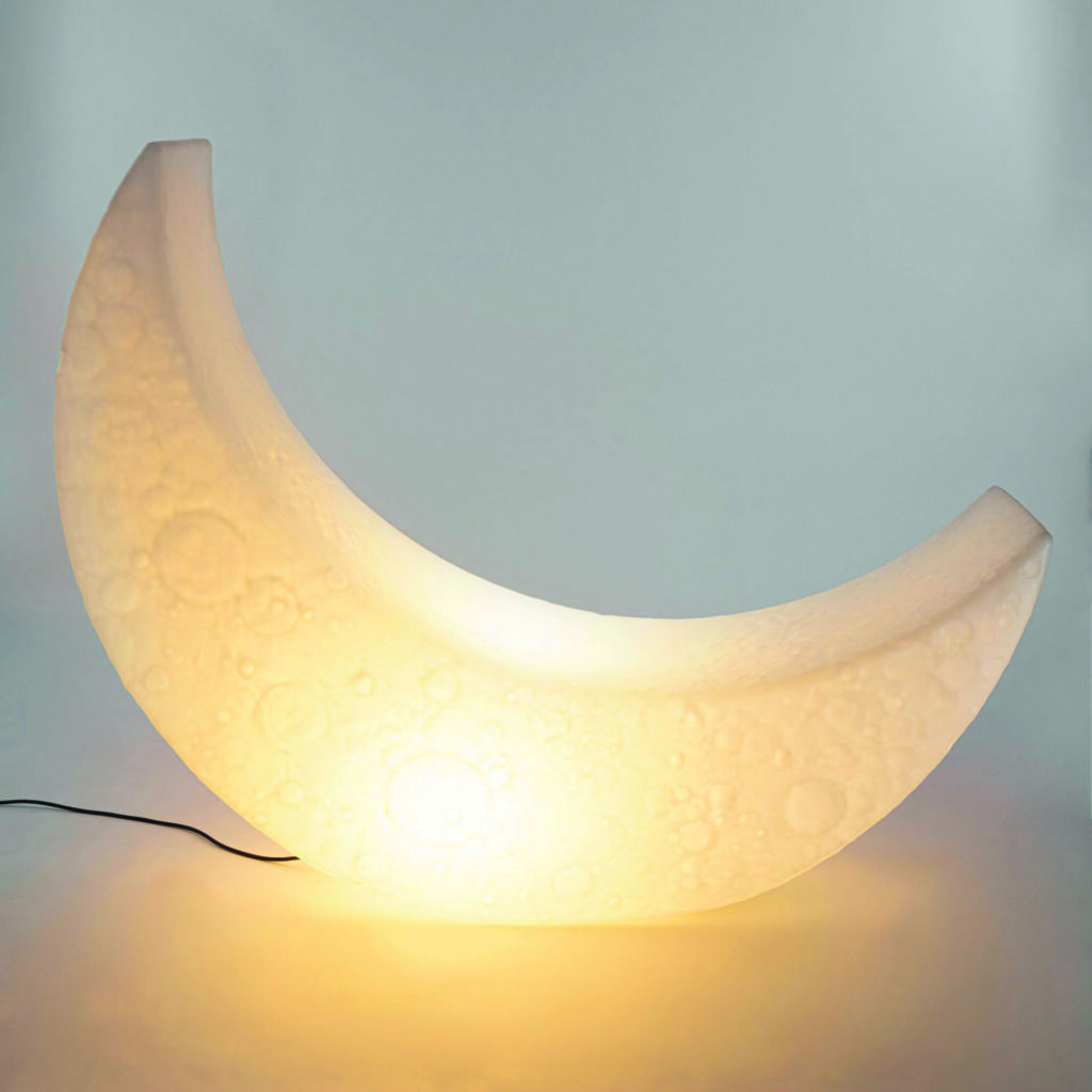 Mobilier outdoor Lampadaire rocking chair d’extérieur My Moon, 152 x 122 cm, Seletti - 1 190 €