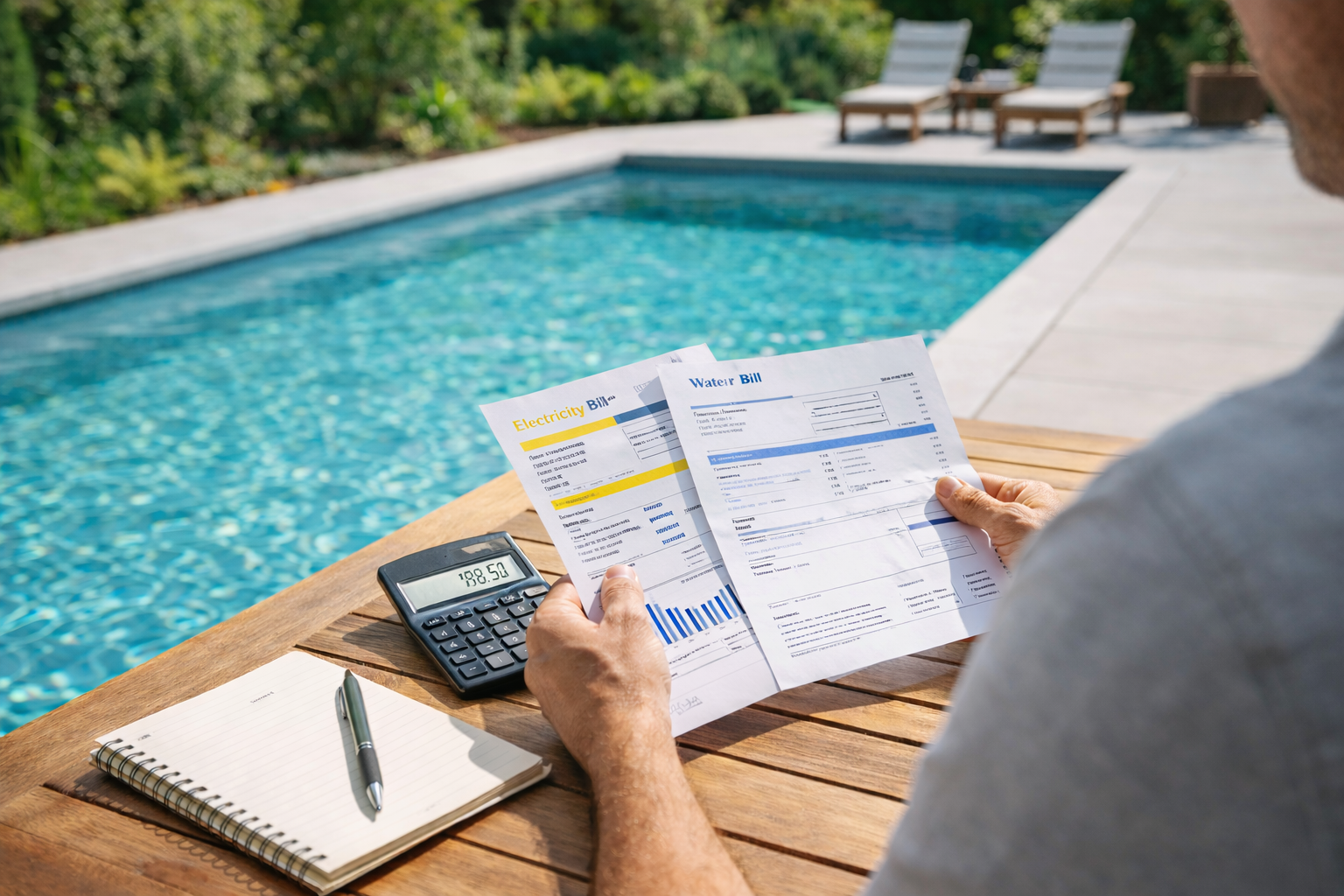 Calcul du budget annuel d’entretien d’une piscine