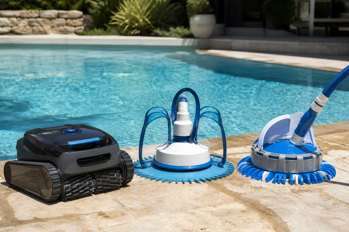 Les trois grandes familles de robots de piscine
