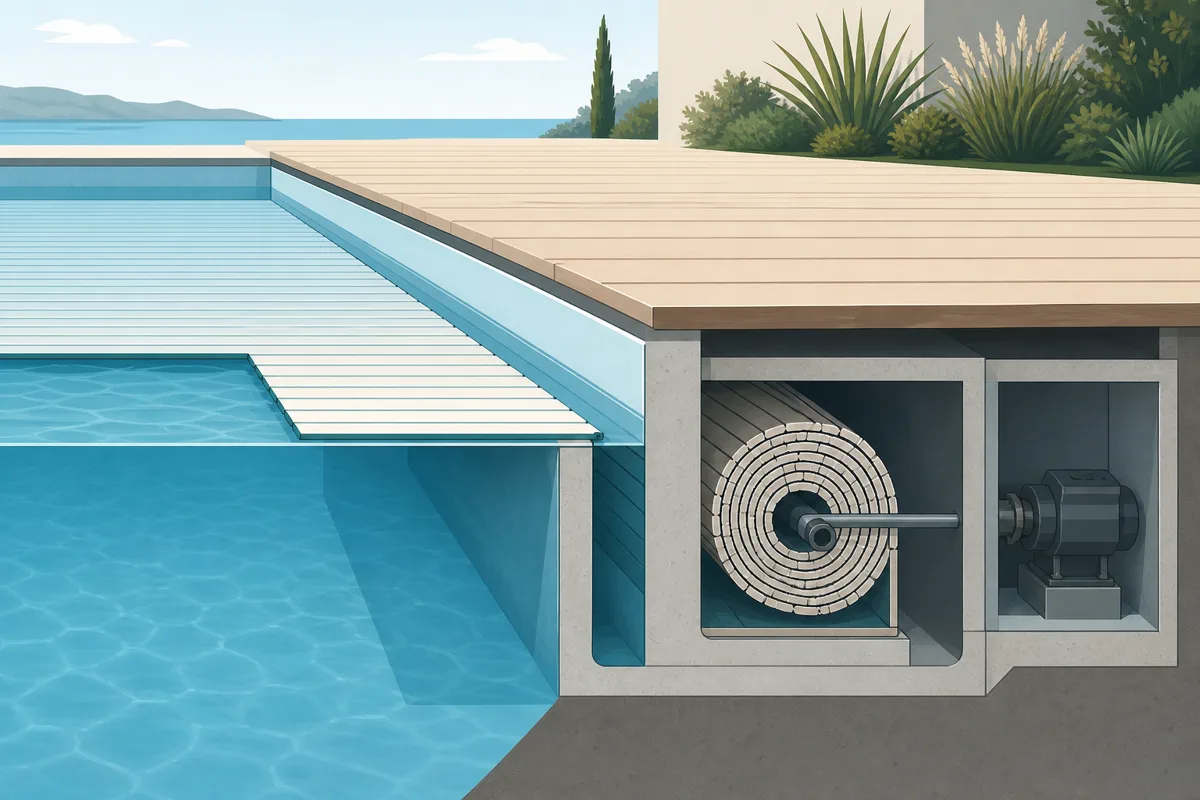 Schéma de fonctionnement d’un volet immergé