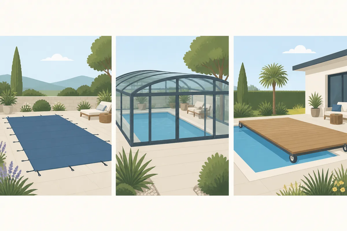 Couverture abri haut et terrasse mobile