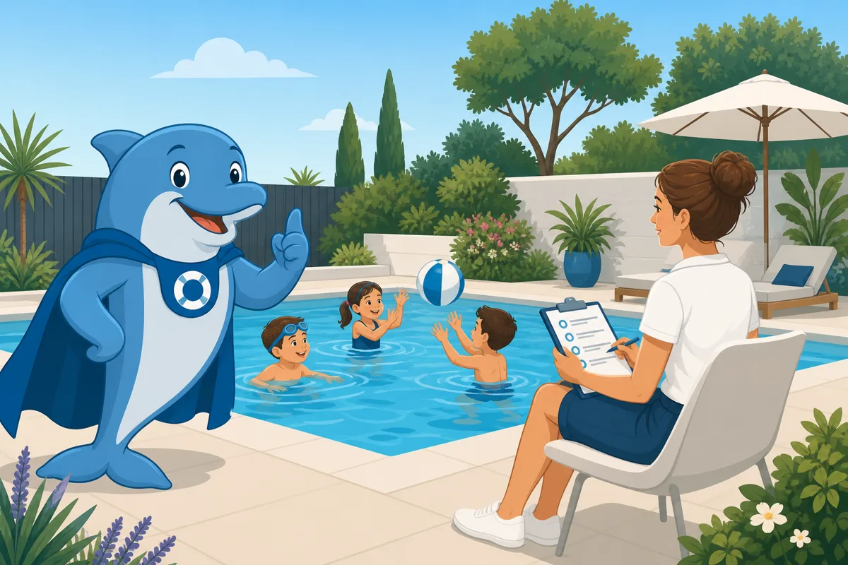 Vigiplouf aide toute la famille à organiser la vigilance autour de la piscine.