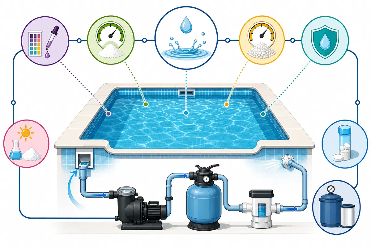 Les paramètres à contrôler avant de corriger l’eau